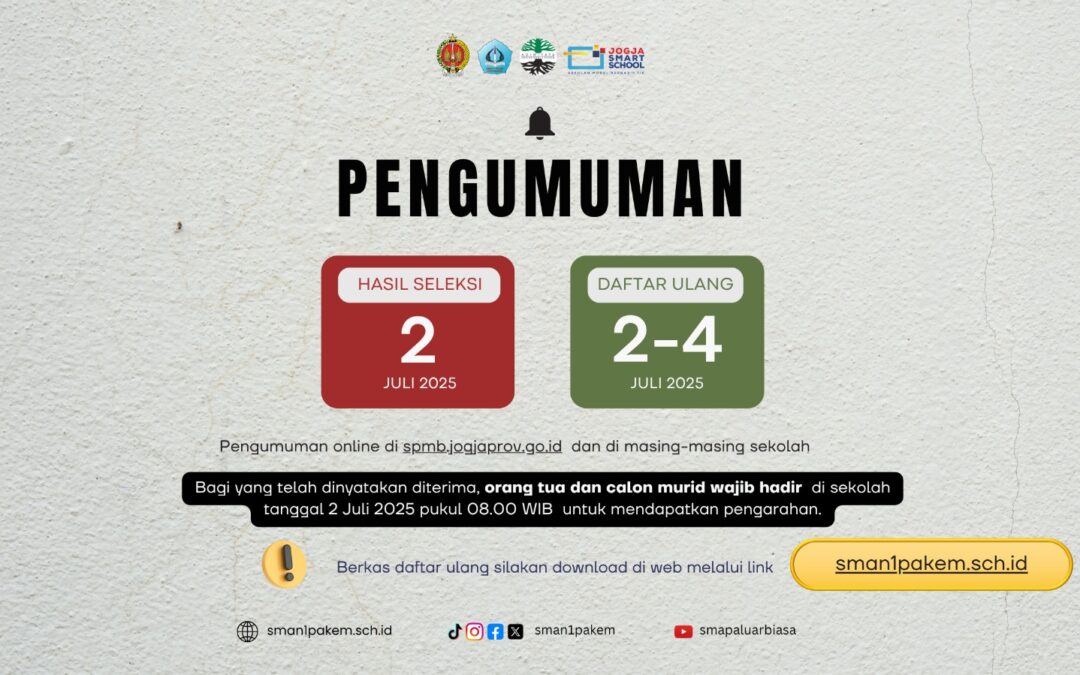 HASIL SELEKSI PENERIMAAN MURID BARU (SPMB) 2025/2026