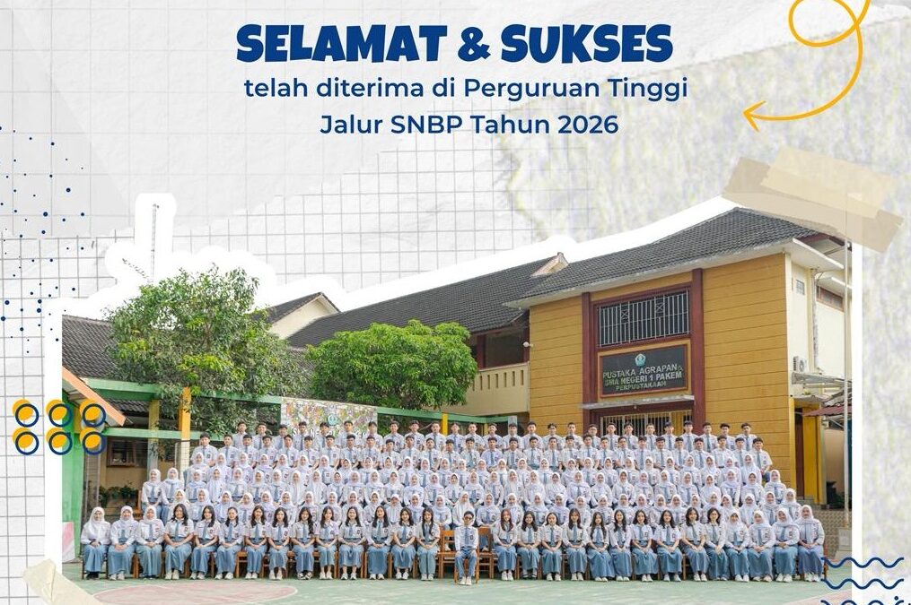 Selamat dan Sukses telah diterima di Perguruan Tinggi Jalur SNBP Tahun 2026