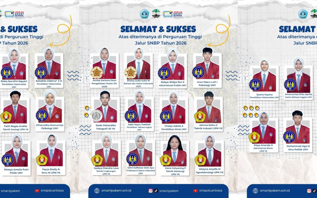 Kilau Prestasi di Jalur Undangan, Selamat Berjuang di Kampus Impian!